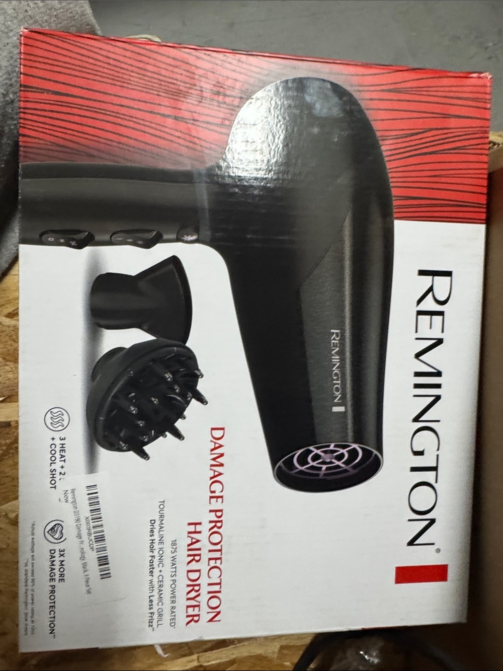Remington _Pro Hair dryer with Defuser -Pro Hot and Cold 1875 Watts